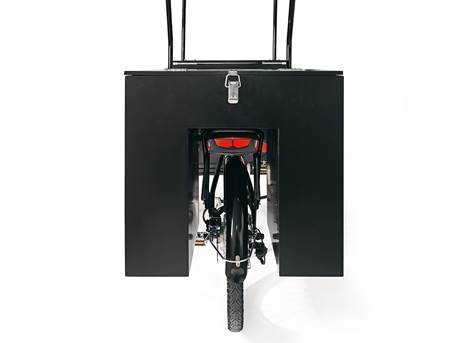 Cargobike Café Verkaufs-Lastenrad schwarz – Produktdetail 8