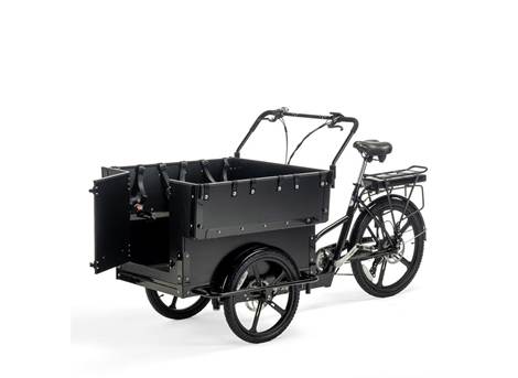 Cargobike Classic Kindergarten – hydraulische Scheibenbremse und gegossene Magnesiumfelge