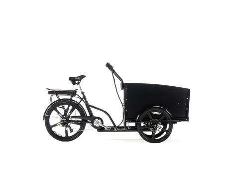 Cargobike Classic E-Lastenrad Dreirad schwarz – Produktansicht 2
