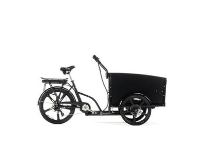 Cargobike Classic E-Lastenrad Dreirad schwarz – Produktansicht 2