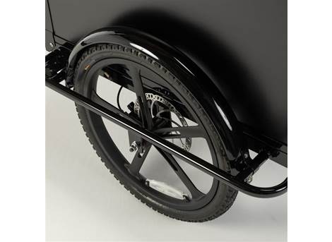 Cargobike Classic E-Lastenrad Dreirad schwarz – Produktansicht 6