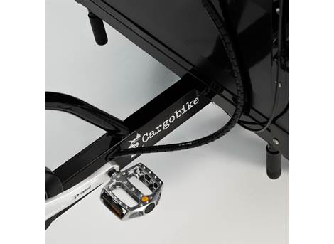 Cargobike Classic E-Lastenrad Dreirad schwarz – Produktansicht 8