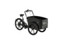 Cargobike DeLight Dog Dreirad-Lastenrad schwarz – Gesamtansicht