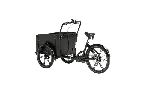 Cargobike DeLight Dog – LED-Beleuchtung und USB-A-Anschluss am Lenker