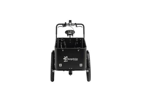 Cargobike DeLight – 705 Wh Akku unter der hinteren Sitzbank, abnehmbar und abschließbar