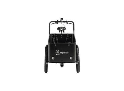 Cargobike DeLight – 705 Wh Akku unter der hinteren Sitzbank, abnehmbar und abschließbar