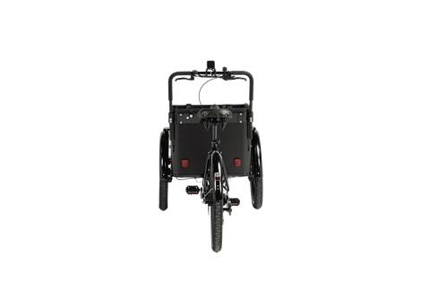 Cargobike DeLight – Dreirad-Lastenrad seitlich mit Maßen