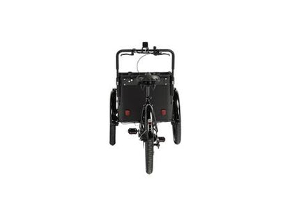 Cargobike DeLight – Dreirad-Lastenrad seitlich mit Maßen