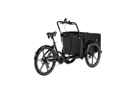 Cargobike DeLight – Familie lädt Kinder in die Transportbox