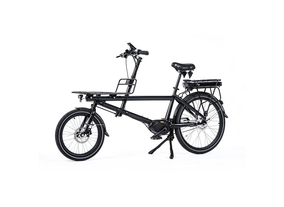 Cargobike Delivery E-Lastenrad Zweirad für Lieferdienste – Gesamtansicht mit Frontträger