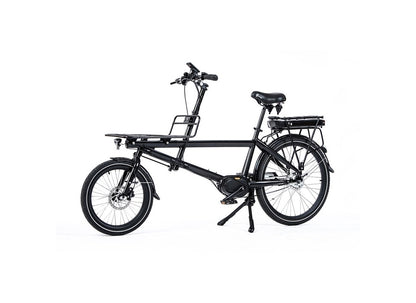 Cargobike Delivery E-Lastenrad Zweirad für Lieferdienste – Gesamtansicht mit Frontträger