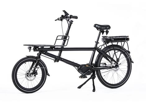 Cargobike Delivery E-Lastenrad Zweirad für Lieferdienste – Seitenansicht