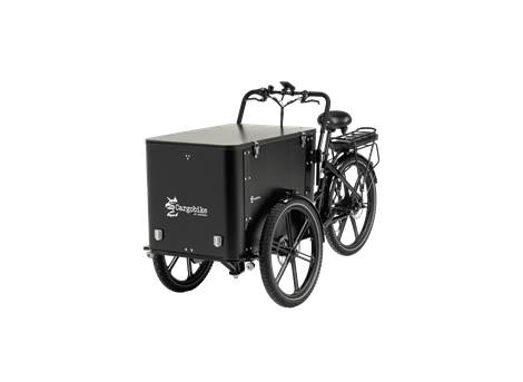 Cargobike Flex Box – Hinterrad mit abnehmbarem Akku im Gepäckträger