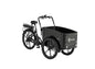 Cargobike Flex Dog – öffnungsfähige Fronttür, Hund steigt selbstständig ein