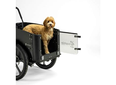 Cargobike Flex Dog – abschließbares Staufach unter der Sitzbank