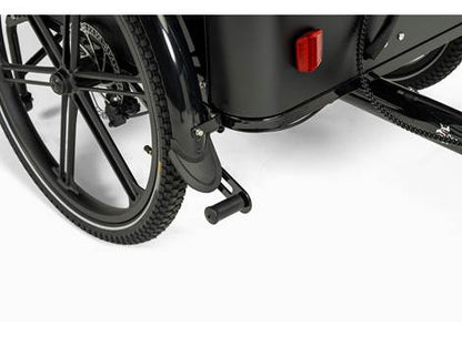 Cargobike Flex Kindergarten – Detailansicht Ständer und Hinterachse