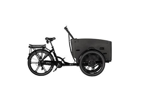 Cargobike Flex Nova Dog – Seitenansicht des Dreirad-Lastenrads