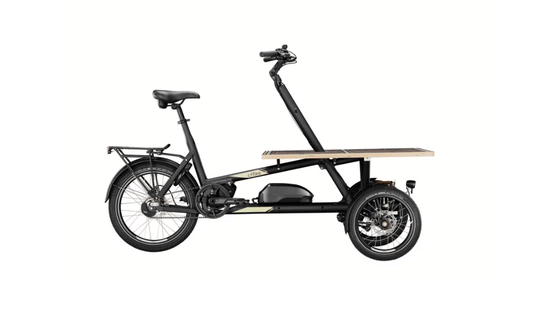 CHIKE e-Cargo Lastenrad - Schwarz