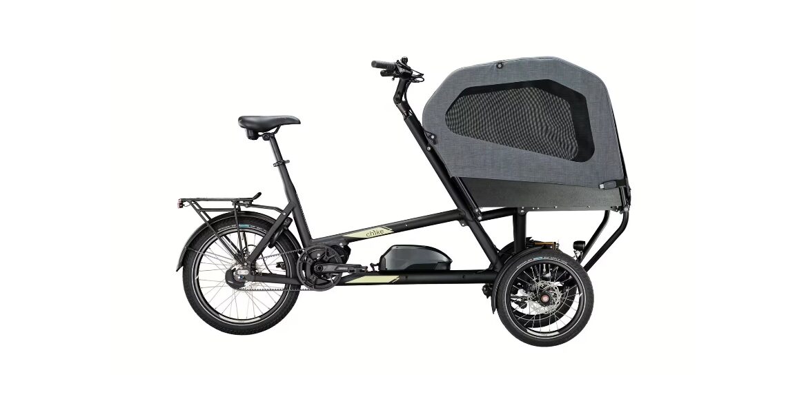 CHIKE e-Dog Lastenrad Schwarz