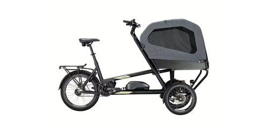 CHIKE e-Dog Lastenrad - Schwarz