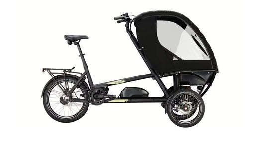 CHIKE e-Kids Lastenrad - Schwarz