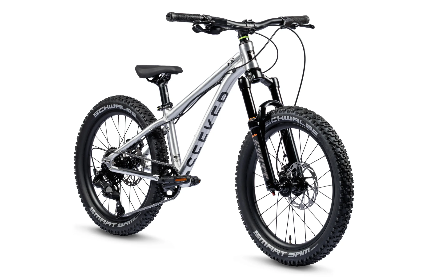 Early Rider Seeker X20 Kinderfahrrad – Brushed Aluminium