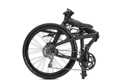 Tern Eclipse P20 Faltrad in Satin Black / Grey / Red – gefaltet