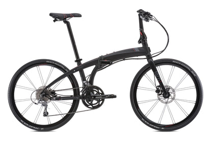 Tern Eclipse P20 Faltrad in Satin Black / Grey / Red – Seitenansicht