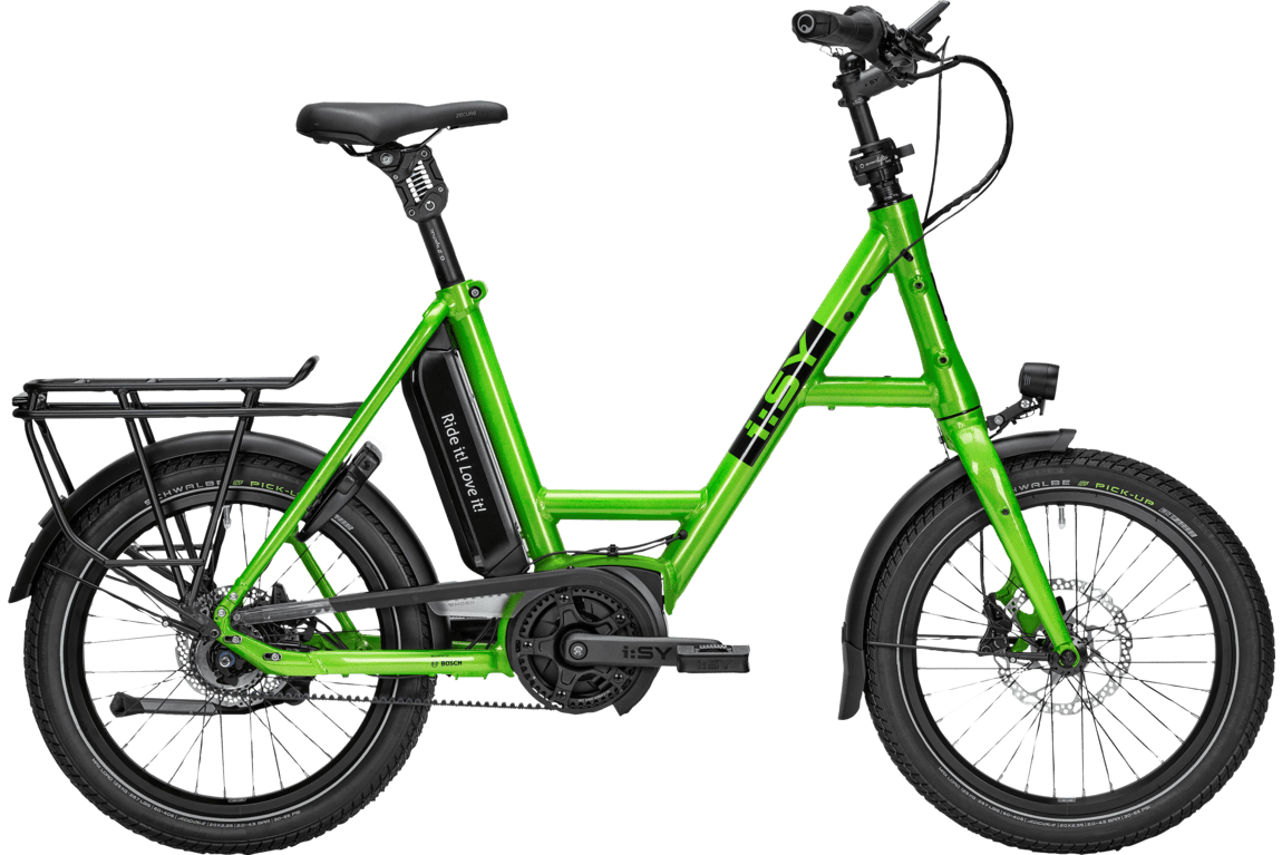 i:SY E5 ZR F 2026 Froggy Green – Kompakt-E-Bike mit Bosch Performance Line und 545 Wh Akku