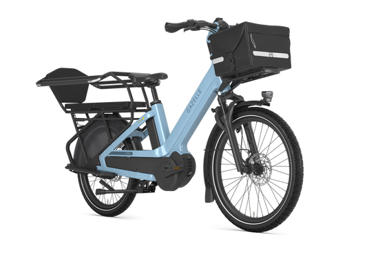Gazelle Cabby C380 L 24 Zoll SE - Longtail E-Bike - denim blue