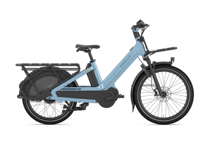 Gazelle Cabby C380 L Longtail E-Bike in Denim Blue – Seitenansicht