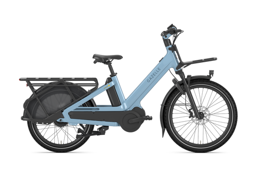 Gazelle Cabby C380 L 24 Zoll SE - Longtail E-Bike - denim blue