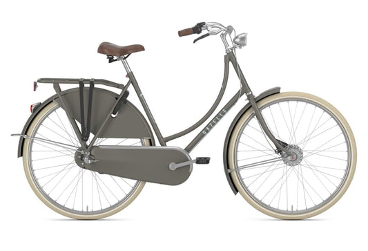 Gazelle Classic Fahrrad Hollandrad L 28 Zoll Wolf Brown R7T 7-Gang Tiefeinsteiger mit Rücktritt
