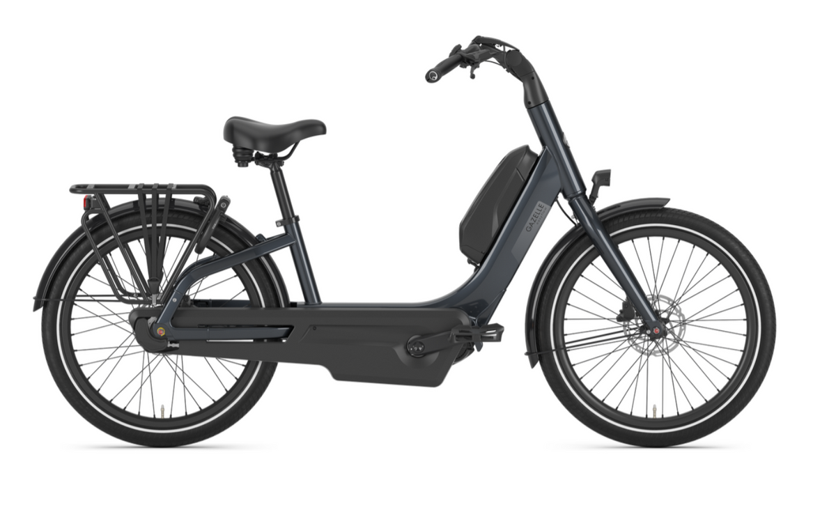 fahrrad gepäckträger vorne gazelle Easyflow C8 Tiefeinsteiger E-Bike 24 Zoll Category:E Bikes MTB Cross_Carbon Federgabel 24 Zoll 1 Color:Cream