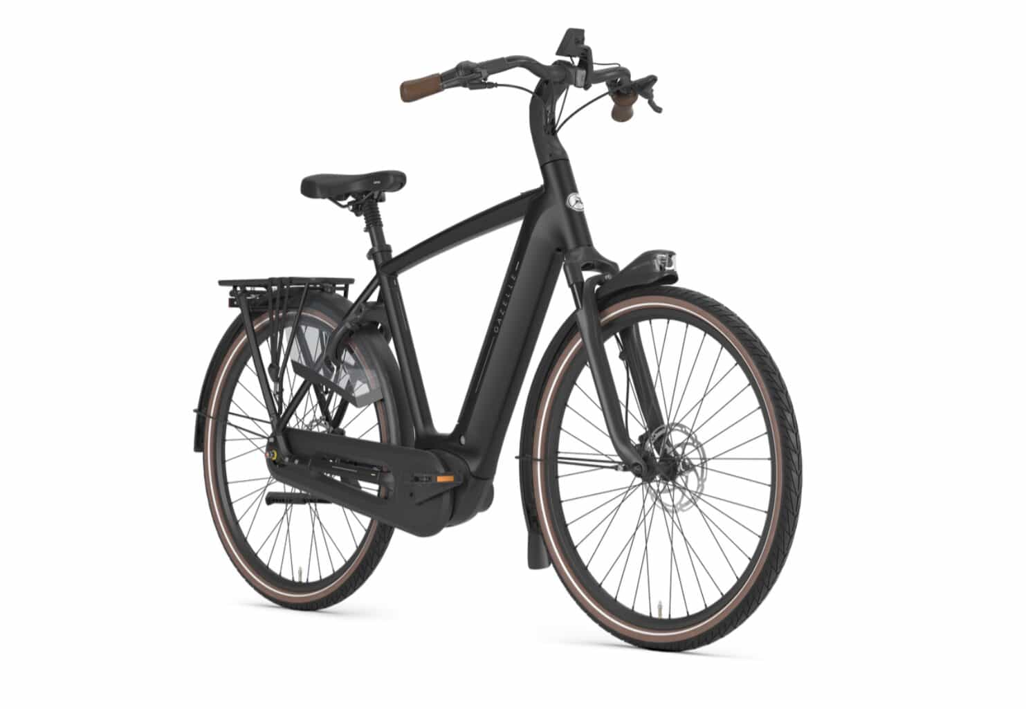 Gazelle Grenoble C8+ Herrenrad Black – Detailansicht Bosch Antrieb