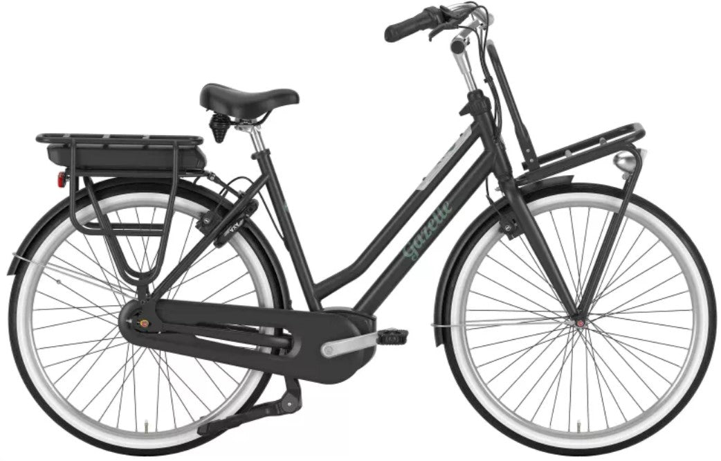 Gazelle Miss Grace C7+ HMB 28 Zoll E-Bike Hollandrad in Black Matt – Seitenansicht