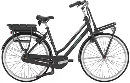 Gazelle Miss Grace C7+ HMB 28 Zoll E-Bike Hollandrad in Black Matt – Seitenansicht