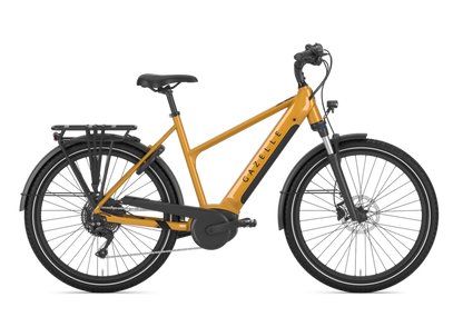 Gazelle Medeo T10 E-Bike in Turmeric Yellow – Seitenansicht