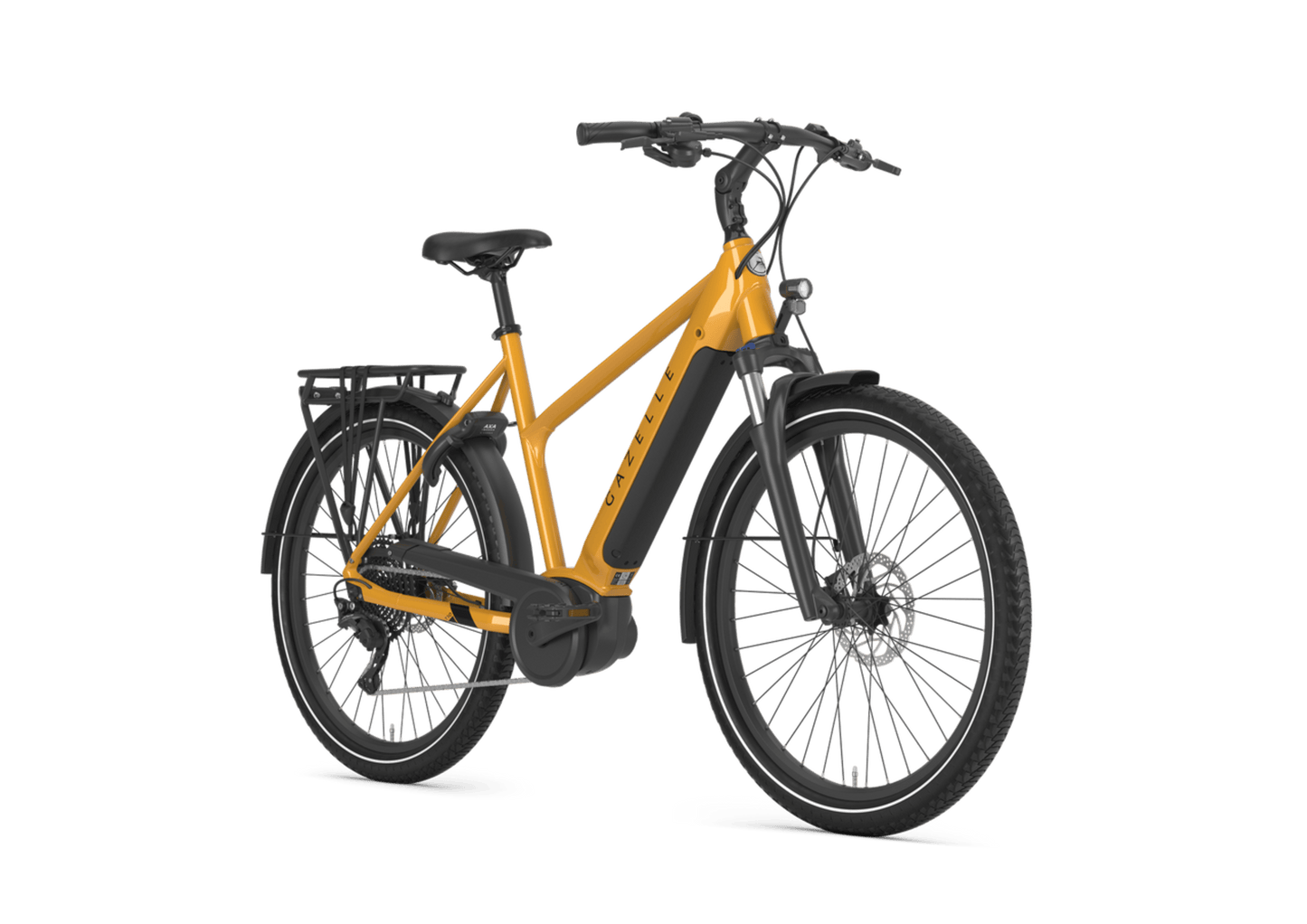 Gazelle Medeo T10 Turmeric Yellow – Detailansicht Schaltung