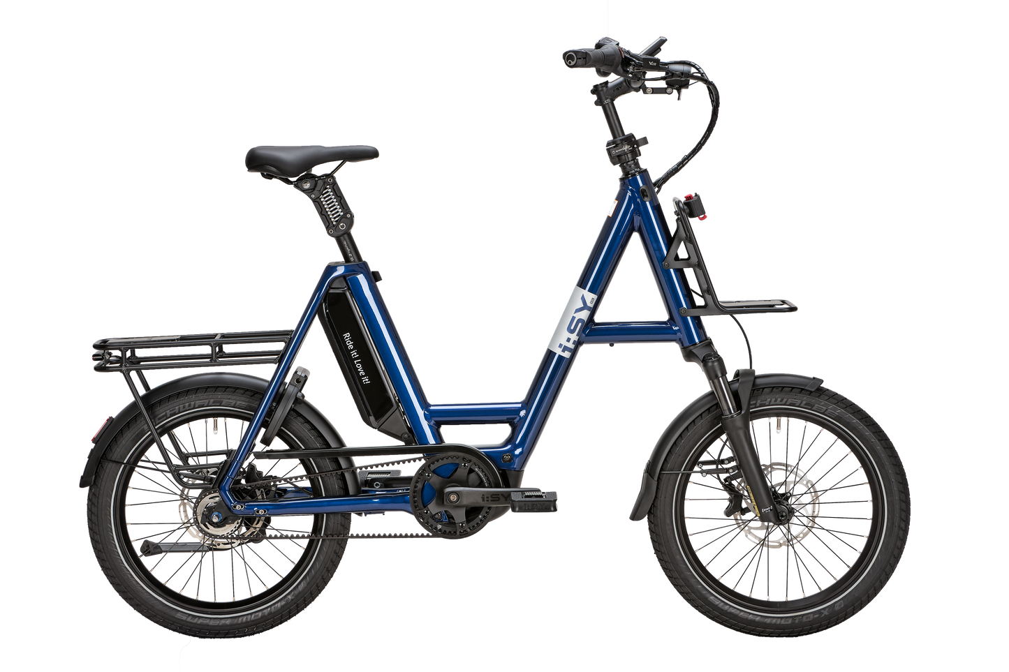 i:SY XXL E5 ZR F Touring 2026 Galactic Blue – XXL-Kompaktrad mit Bosch 75 Nm und Federgabel