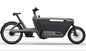Lovens Explorer 2 S60 Seitenansicht – Aluminiumrahmen grau, schwarze Box, Shimano Nexus 5