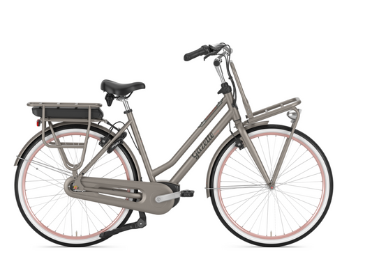 Gazelle Miss Grace C7+ HMB 28 Zoll E-Bike Hollandrad in Clay Green – Seitenansicht