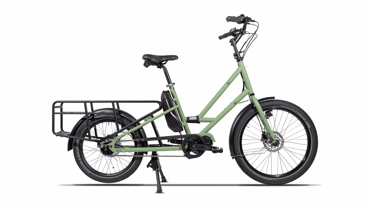 Veloe Multi Lungo Longtail E-Lastenrad mit Shimano EP6 – Seitenansicht