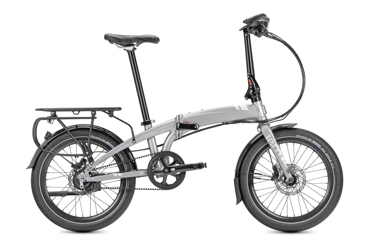 Tern Verge S8i Faltrad in Satin Space Grey / Silver – Seitenansicht