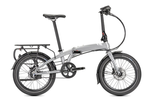 Tern Verge S8i Faltrad in Satin Space Grey / Silver – Seitenansicht